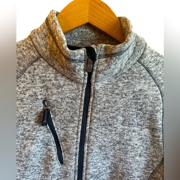 North End Jacket Size Medium Heathered Gray Full Zipper Closure Zippered Pockets - Picture 2 of 13